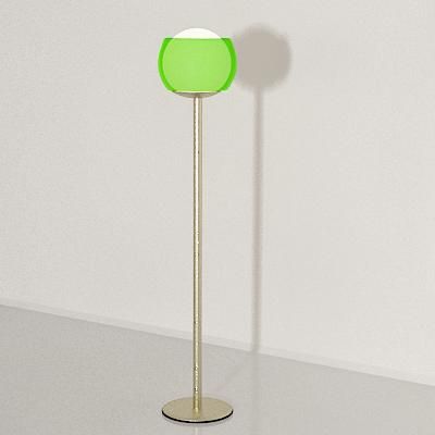 Green modern floor lamp 3D model Lussole cl 05