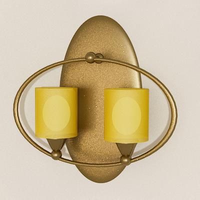 Contemporary Italian sconces 3D - model CAD symbol Lussole cl 26