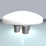 Desk lamp in a contemporary style Italy CAD 3D - model symbol Gamma Luce MIMOSA