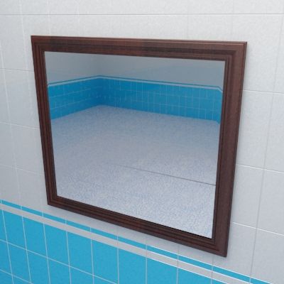 Mirror 3d-model Caprigo Fresco 100x90 Br