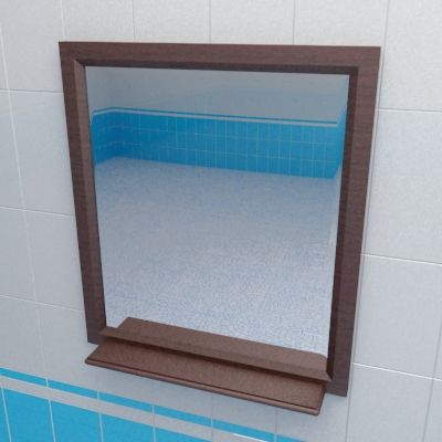 Mirror 3d-model Caprigo Jardin 70x80 B