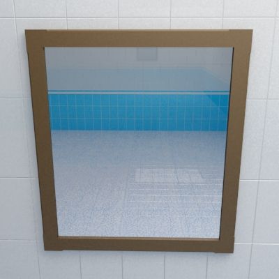 Mirror 3d-model Caprigo Napoli 70x80 B