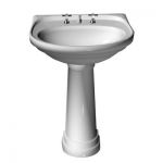 Minimalist oval sink Italy 3D object DevonDevonNewClassic console 1