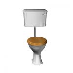 Toilet modern Italy 3D object DevonDevon Oxford toilet bowl low