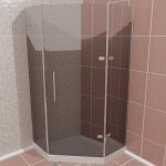 Qualitative 3D-model of Shower Enclosures 04