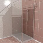 Qualitative 3D-model of Shower Enclosures L 03