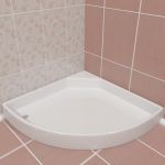 Qualitative 3D-model of Shower Trays 03 90x90