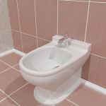 Qualitative 3D-model of bidet 05