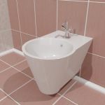 Qualitative 3D-model of bidet 06