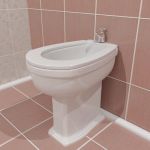 Qualitative 3D-model of bidet 07