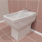 Qualitative 3D-model of bidet 09