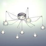 Chandelier high-tech 3D model SPIDER