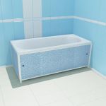 Screen for bath 1480x55 kapli