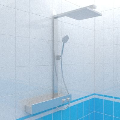 Shower 3d-model Hansgrohe Raindance E