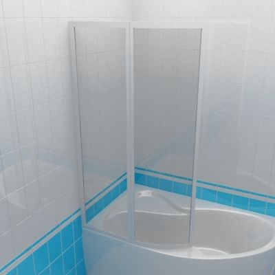 Shower corner 3d-model Ravak VSK2 L