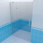 Shower door 3d-model BAS SATURN-WTW 110