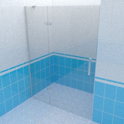 Shower door 3d-model BAS SATURN-WTW 130