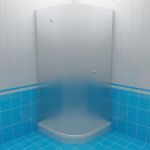 Shower door 3d-model RIHO SCANDIC 90x90x200