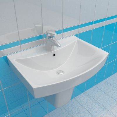 Sink 3d-model Cersanit Carina 55x40