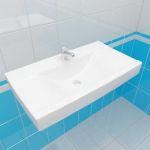 Sink 3d-model Cersanit Carla 90