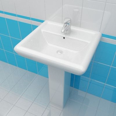 Sink 3d-model Cersanit IRYDA I55