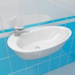 Sink 3d-model Cersanit Melodia 70