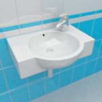 Sink 3d-model Cersanit NANO 50