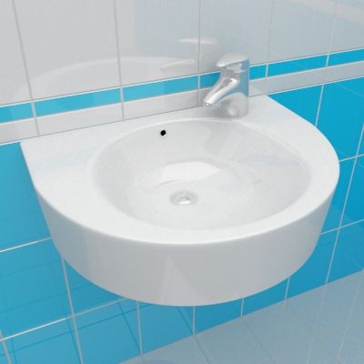 Sink 3d-model Cersanit NANO 55