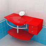 Sink 3d-model Fram 112 red