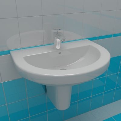 Sink 3d-model Ideal Standard Washpoint 48x65x48