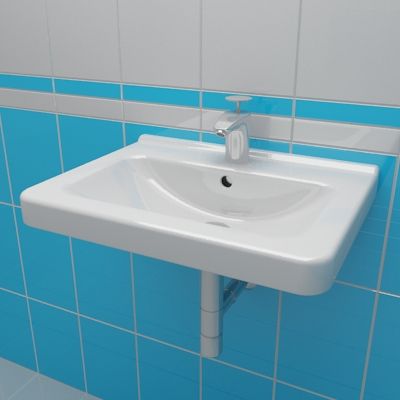 Sink 3d-model JIKA CUBITO 42x55