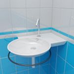 Sink 3d-model Jacob delafon Formilia 60x46 R