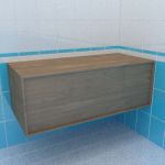 Sink 3d-model Kerama marazzi ATOLLO 40x50x110 v1