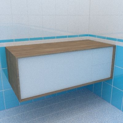 Sink 3d-model Kerama marazzi ATOLLO 40x50x110 v2