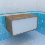 Sink 3d-model Kerama marazzi ATOLLO 40x50x80 v2