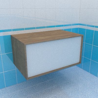 Sink 3d-model Kerama marazzi ATOLLO 40x50x80 v2