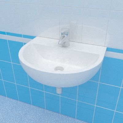 Sink 3d-model Kerama marazzi Buongiorno 55x43