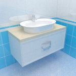 Sink 3d-model Kerama marazzi Canaletto 100x48