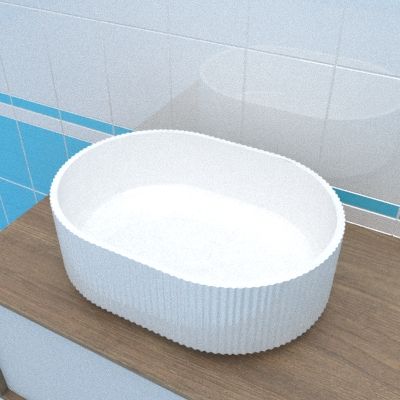 Sink 3d-model Kerama marazzi Vento 50x36x18