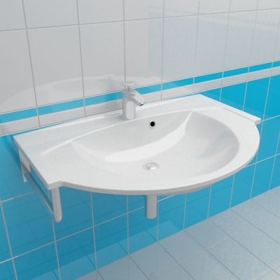 Sink 3d-model PAA Alfa 54x80