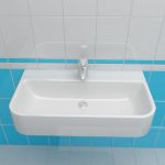 Sink 3d-model PAA Samba 38x70