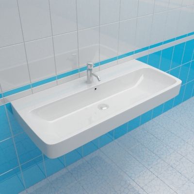 Sink 3d-model Vitra Metropole 100x46