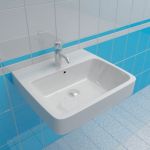 Sink 3d-model Vitra Metropole 40x46