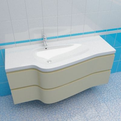 Sink cabinet 3d-model BelBagno Formica 50x120 B