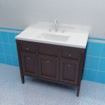 Sink cabinet 3d-model Caprigo Albion 100 B