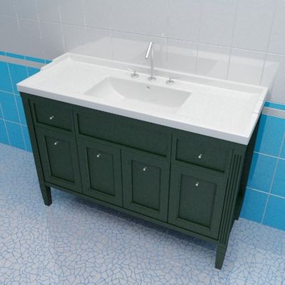 Sink cabinet 3d-model Caprigo Albion 120 G