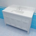 Sink cabinet 3d-model Caprigo Albion 120 W