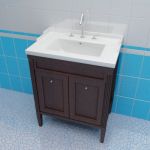 Sink cabinet 3d-model Caprigo Albion 70 B