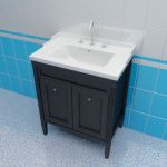 Sink cabinet 3d-model Caprigo Albion 70 Bl