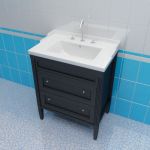 Sink cabinet 3d-model Caprigo Albion 70 Bl box